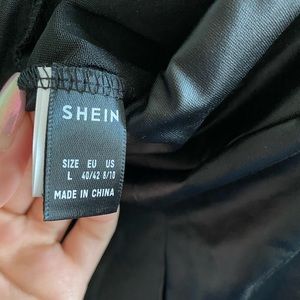 Shein faux leather leggings